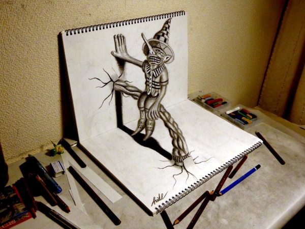 40 Mind Blowing Pencil 3D Drawings That Will Confuse Your Brain