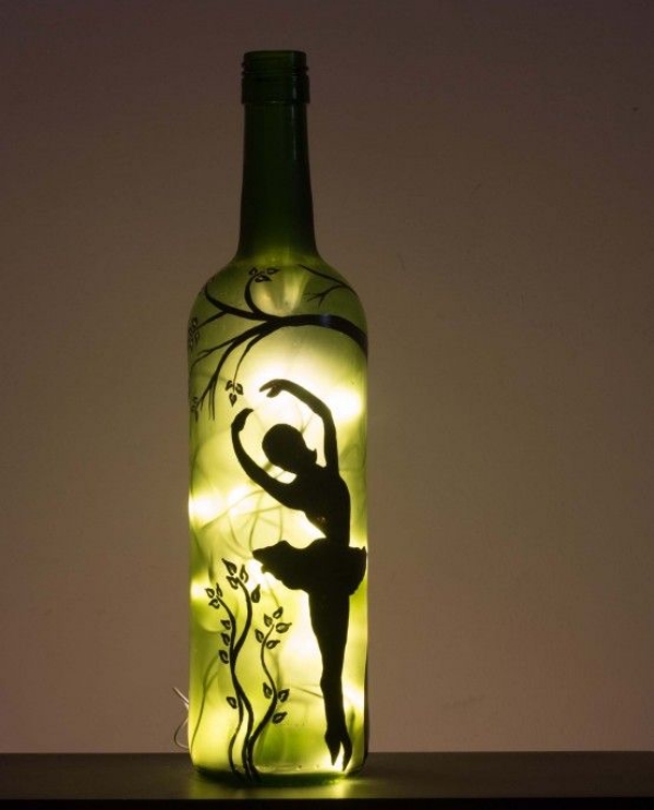 Easy Glass Bottle Painting for Beginners