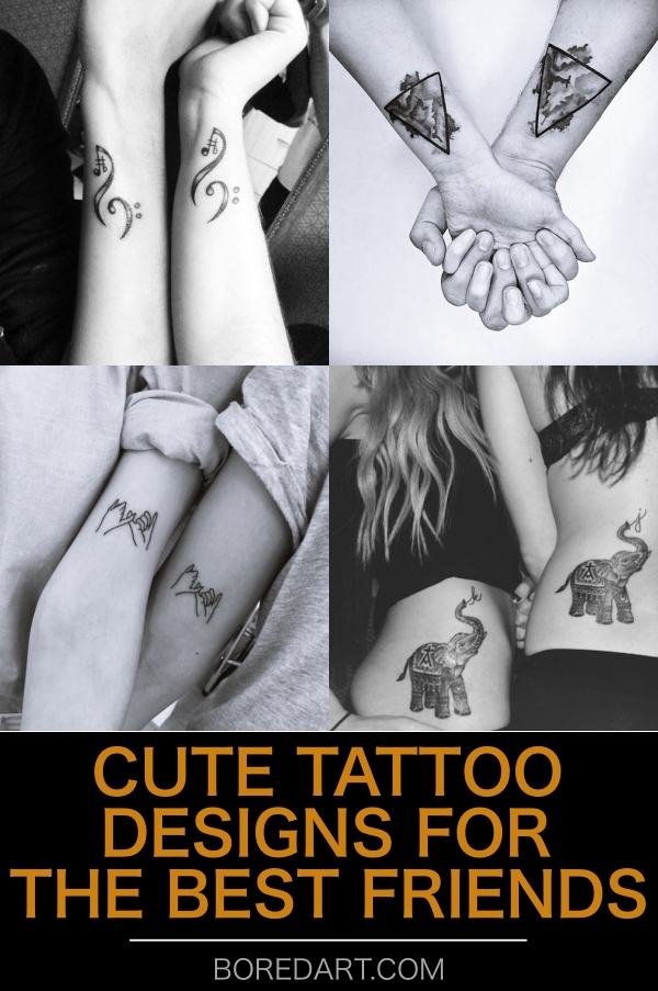 Cute Tattoo Designs For The Best Friends00000