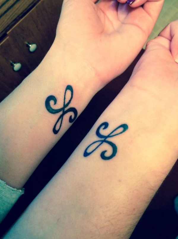 Minimalist Friendship Tattoo - Temu