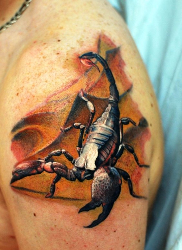 Scorpion Tattoo done at Xpose Tattoos Jaipur