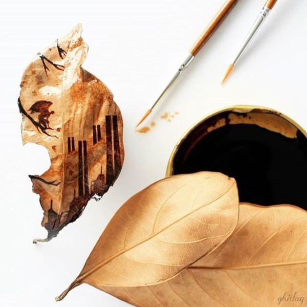 Impressive-Coffee-leaf-Paintings