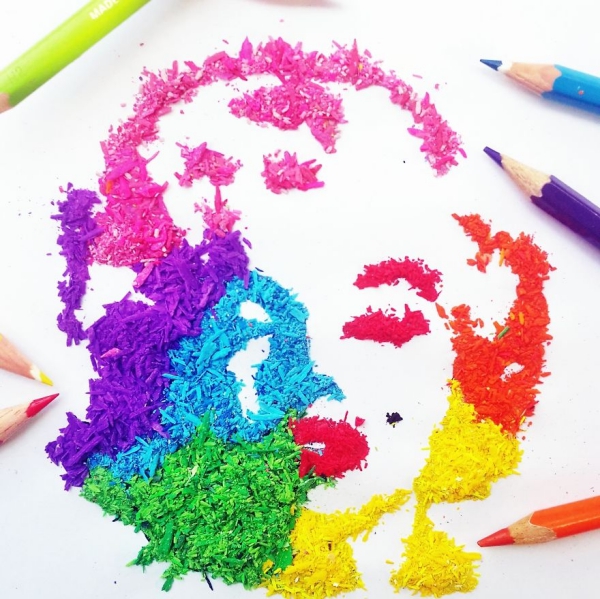 30 Borderline Genius Pencil Shaving Art Examples Bored Art