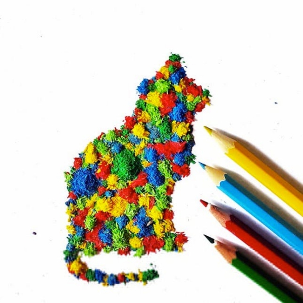 30 Borderline Genius Pencil Shaving Art Examples Bored Art