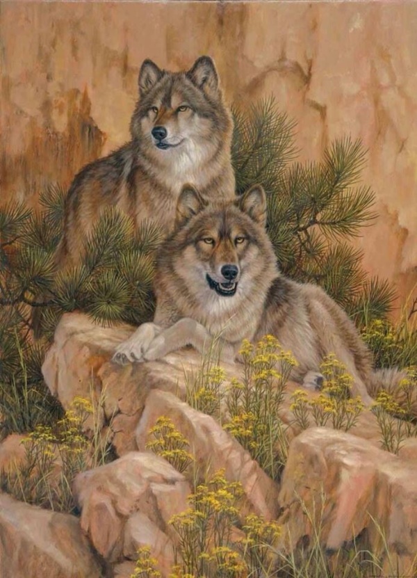Majestic Wolf Paintings that will Leave You Amazed