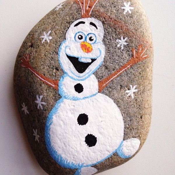 35 Diy Christmas Painted Rock Ideas Bored Art