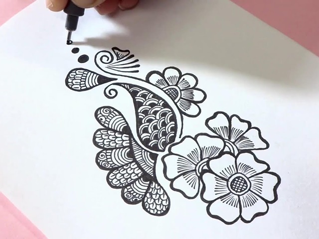 simple doodle art berwarnaphoto