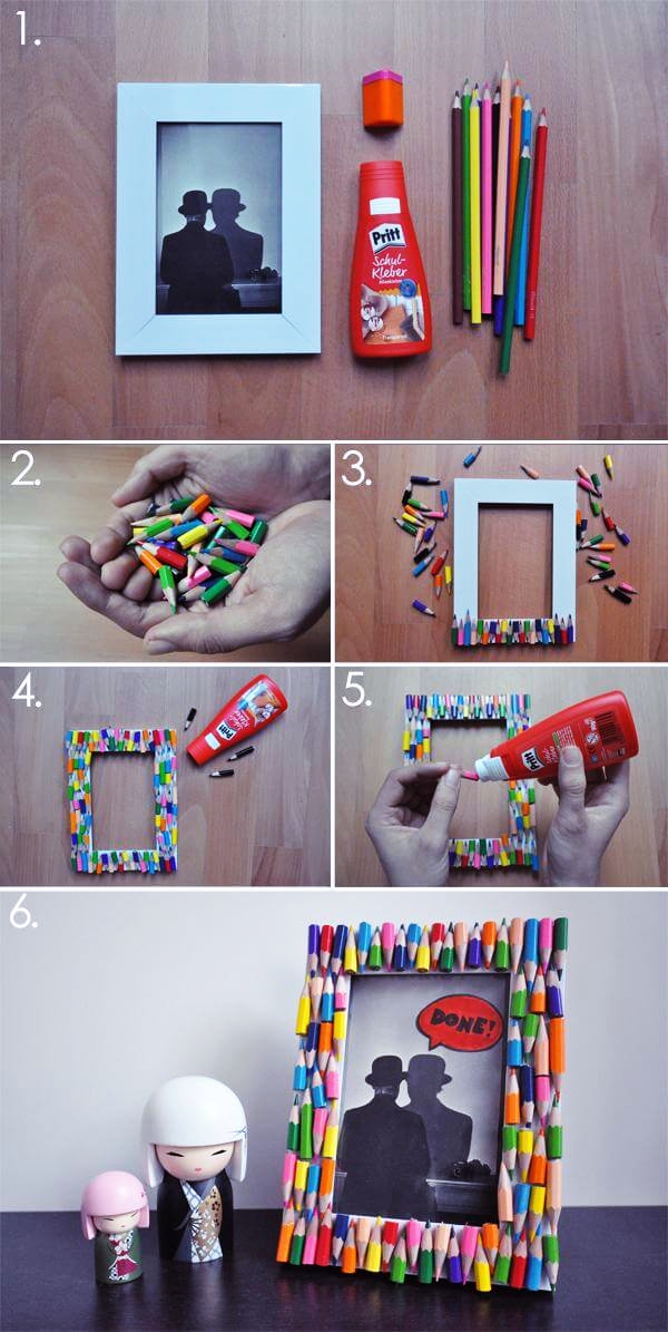 40 Beautiful DIY Photo Frame Ideas To Use In Special Moments Bored Art