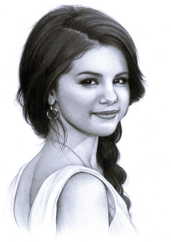 Pencil Paper famous celebrities sketch Size A4