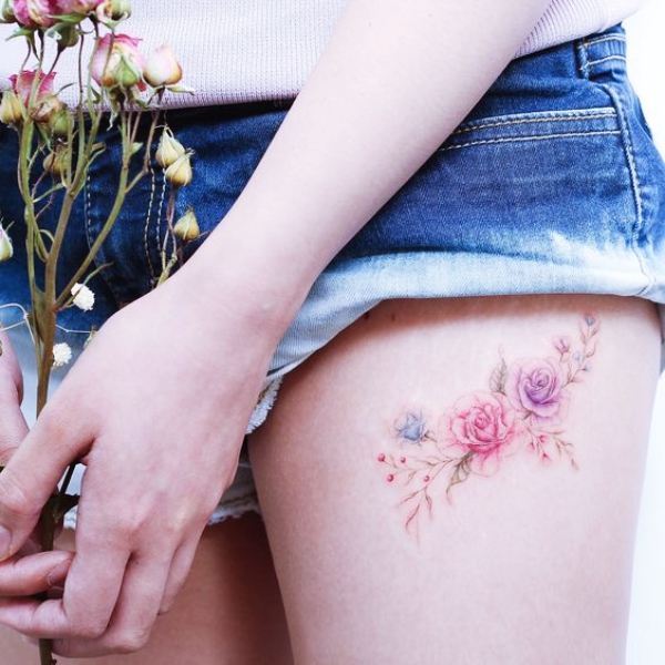 40 Lovely Rose Tattoo Designs For Women Women Blog