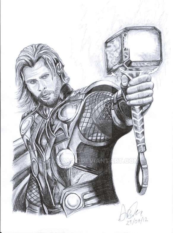 Magical-Superhero-Pencil-Drawings