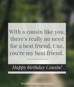 20 Birthday Wishes for a Special Cousin Brother or Sister - Bored Art