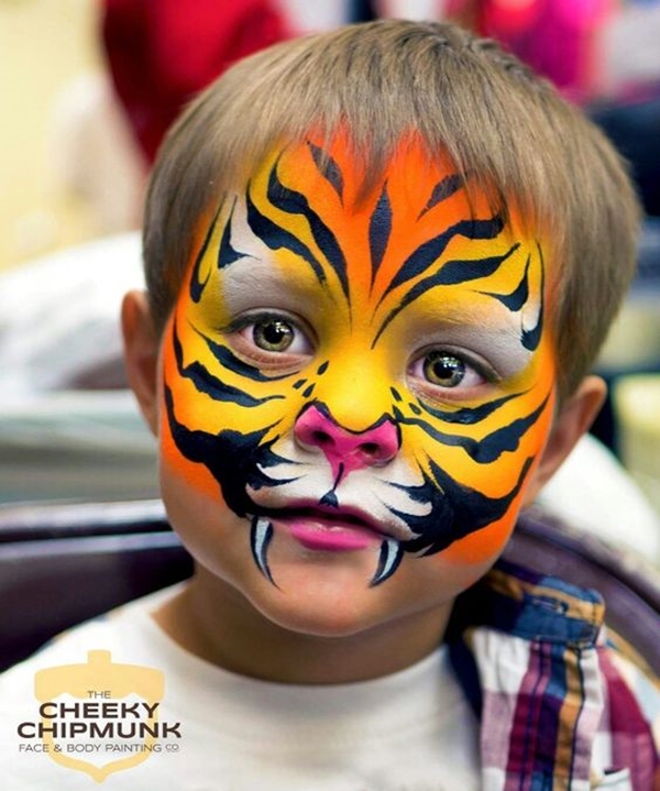 40 Easy Tiger Face Painting Ideas for Fun - Bored Art