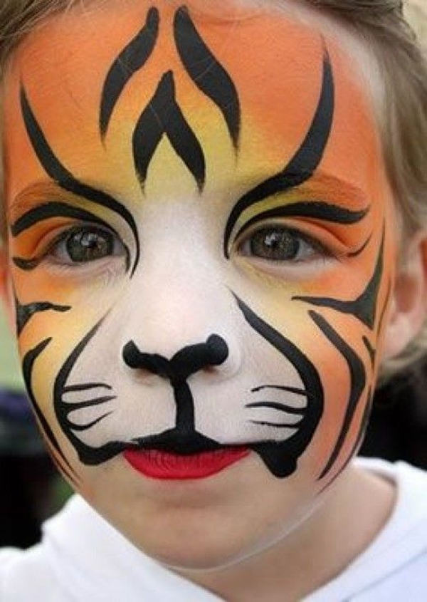 40 Easy Tiger Face Painting Ideas for Fun - Bored Art