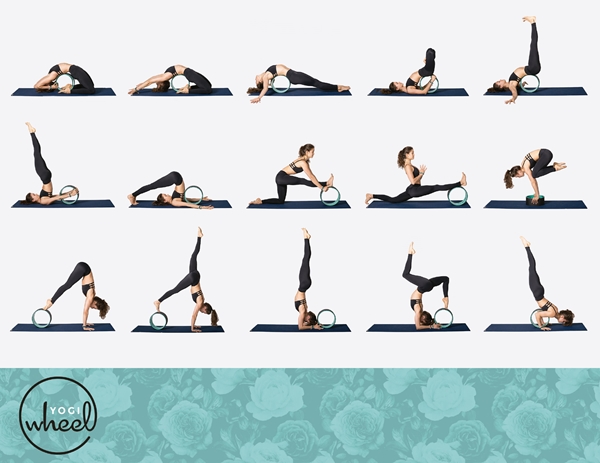 45 Selected Yoga Wheel Exercise Charts to Keep You in Shape - Bored Art