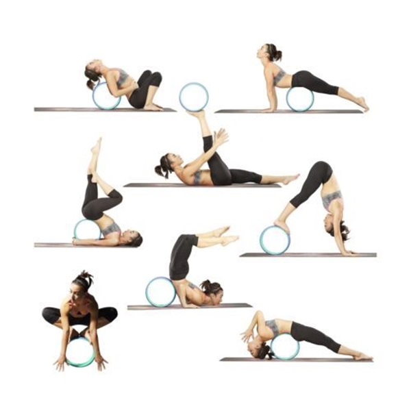 45 Selected Yoga Wheel Exercise Charts to Keep You in Shape - Bored Art