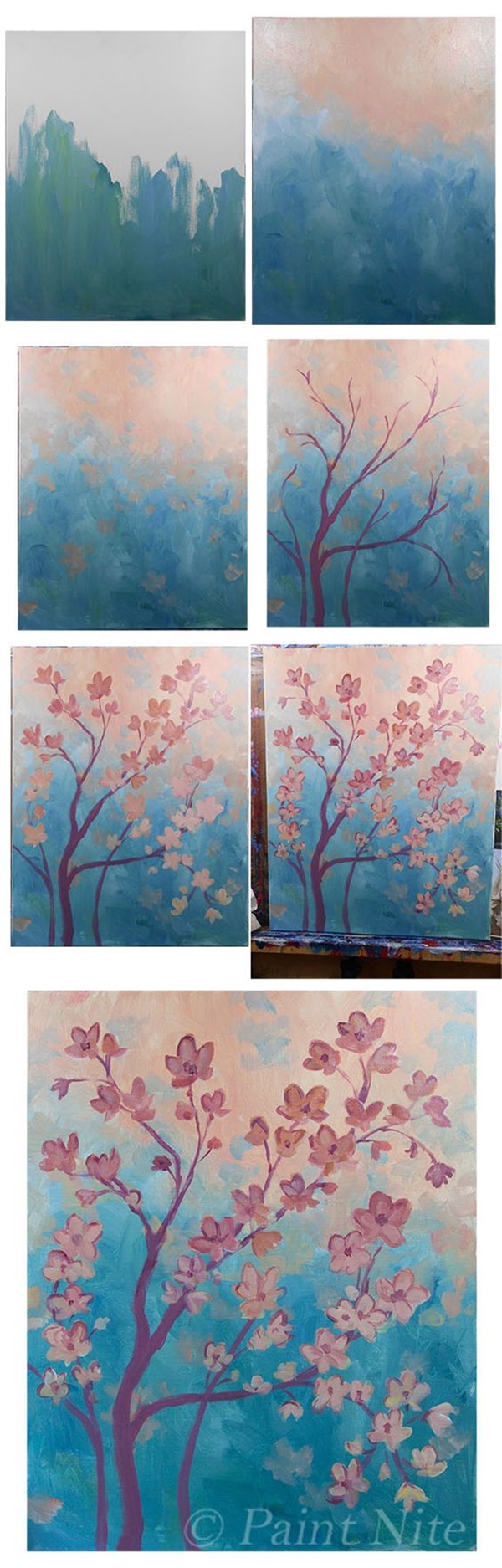 Easy Paintings Step By Step Paint Beautiful Acrylic Paintings With