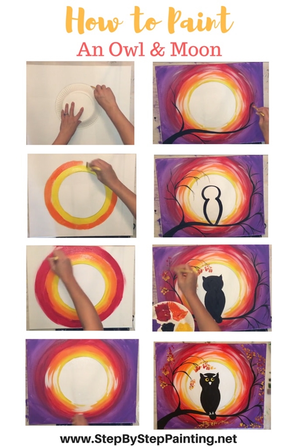 40 Easy Step By Step Painting Examples For Beginners Bored Art