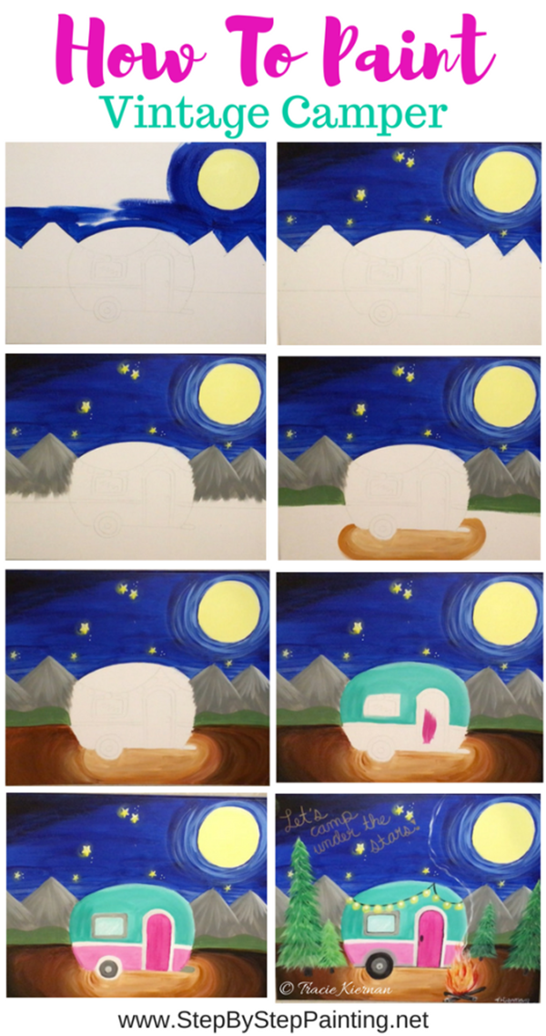 40 Easy Step by Step Painting Examples for Beginners - Page 2 of 3