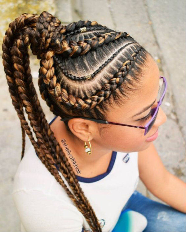 42 Catchy Cornrow Braids Hairstyles Ideas to Try in 2019 - Bored Art