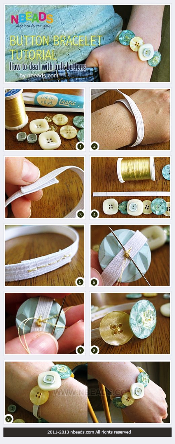 Extraordinary DIY Button Craft Ideas