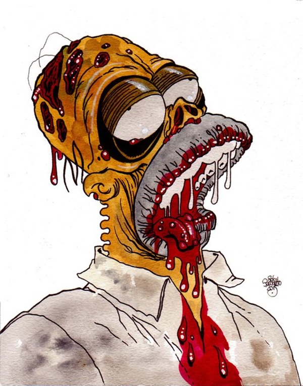 Insanely Cool Zombie Drawings and Sketches.