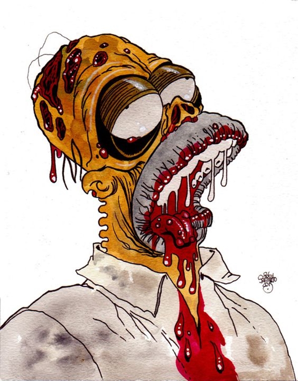 40 Insanely Cool Zombie Drawings And Sketches Bored Art