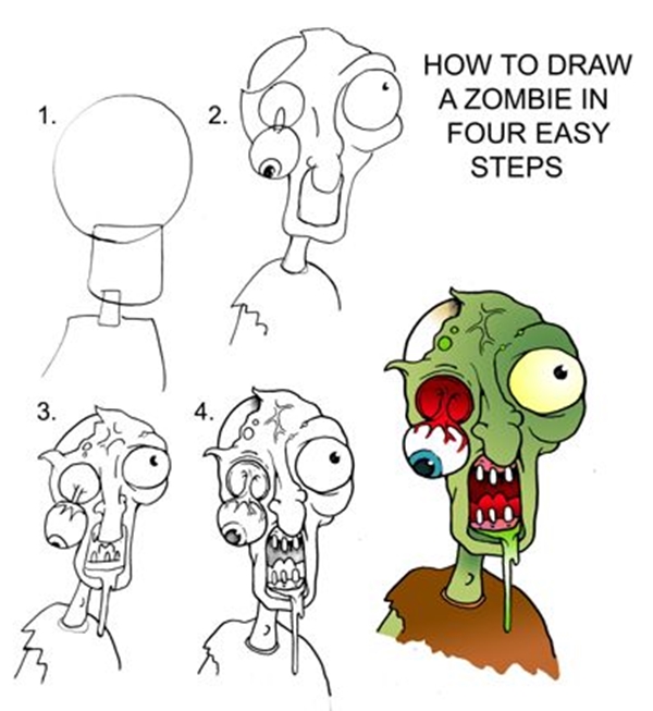 Insanely Cool Zombie Drawings and Sketches.