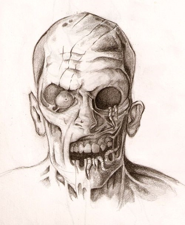 Insanely Cool Zombie Drawings and Sketches.