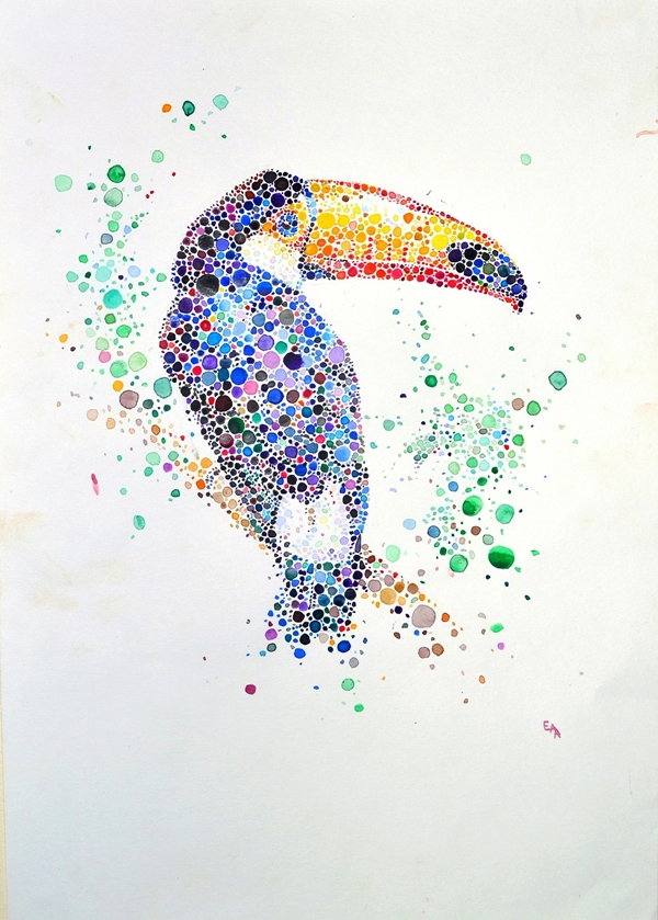 40 Best Colorful Paintings Of Animals - Bored Art