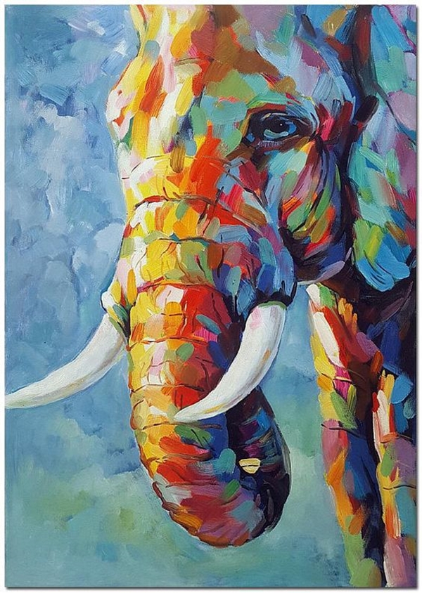 40 Best Colorful Paintings Of Animals - Bored Art