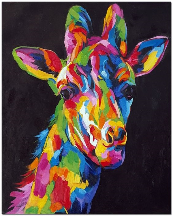 40 Best Colorful Paintings Of Animals - Bored Art