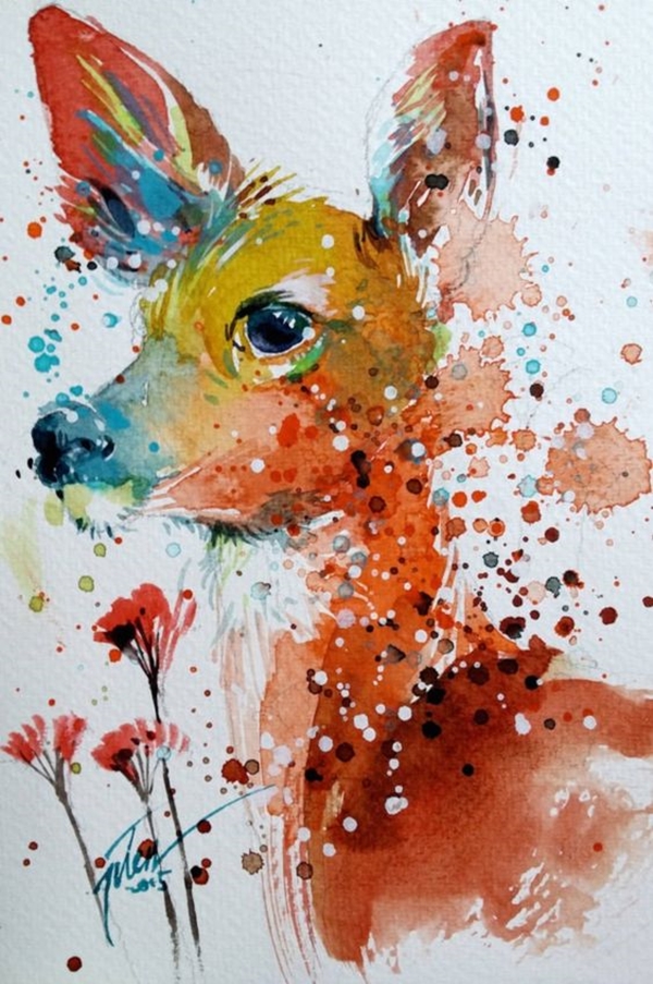 40 Best Colorful Paintings Of Animals Bored Art