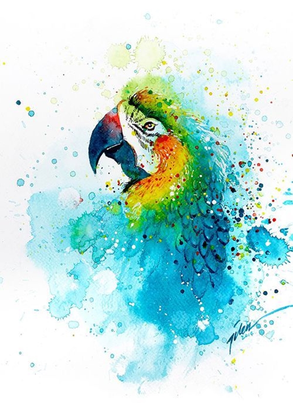 40 Best Colorful Paintings Of Animals - Bored Art