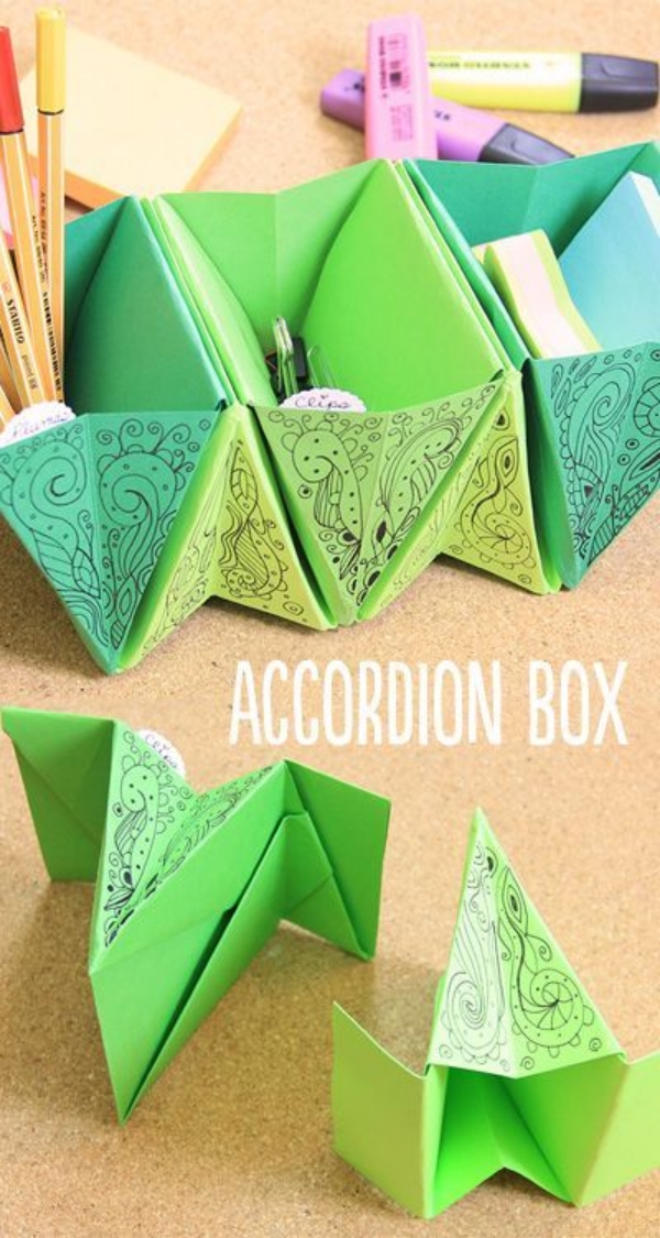 40 Paper Craft Ideas For Office desk - Bored Art  Origami easy, Easy diy  crafts, Easy crafts for kids