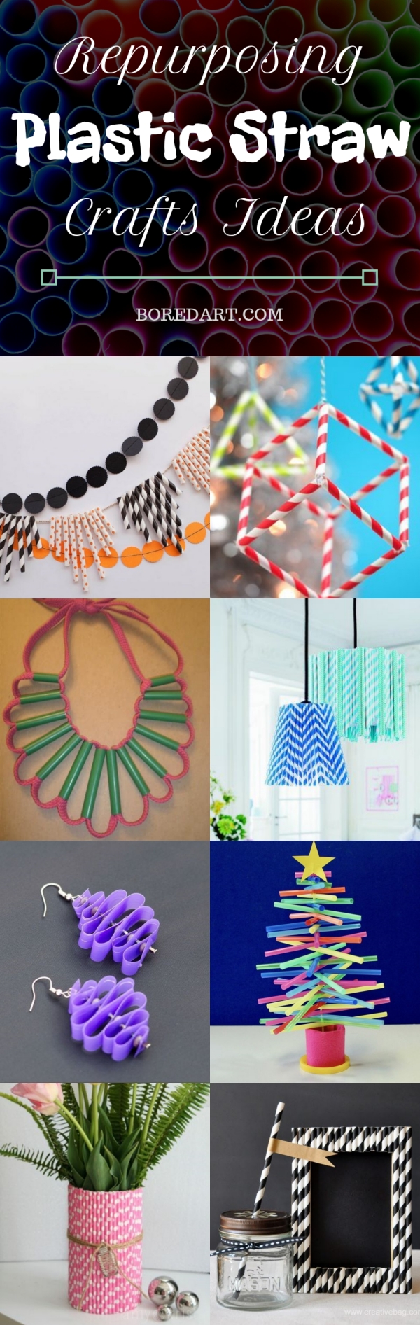 Repurposing-Plastic-Straw-Crafts-Ideas