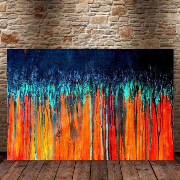 Amazing Textured Painting on Canvas