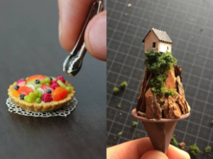 40 Incredible Micro Paintings with Unusual Canvas