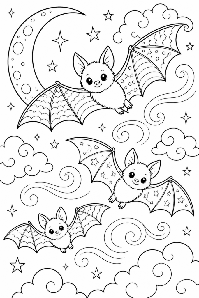 Three bats