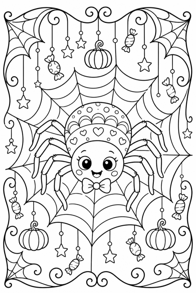 Cartoon spider