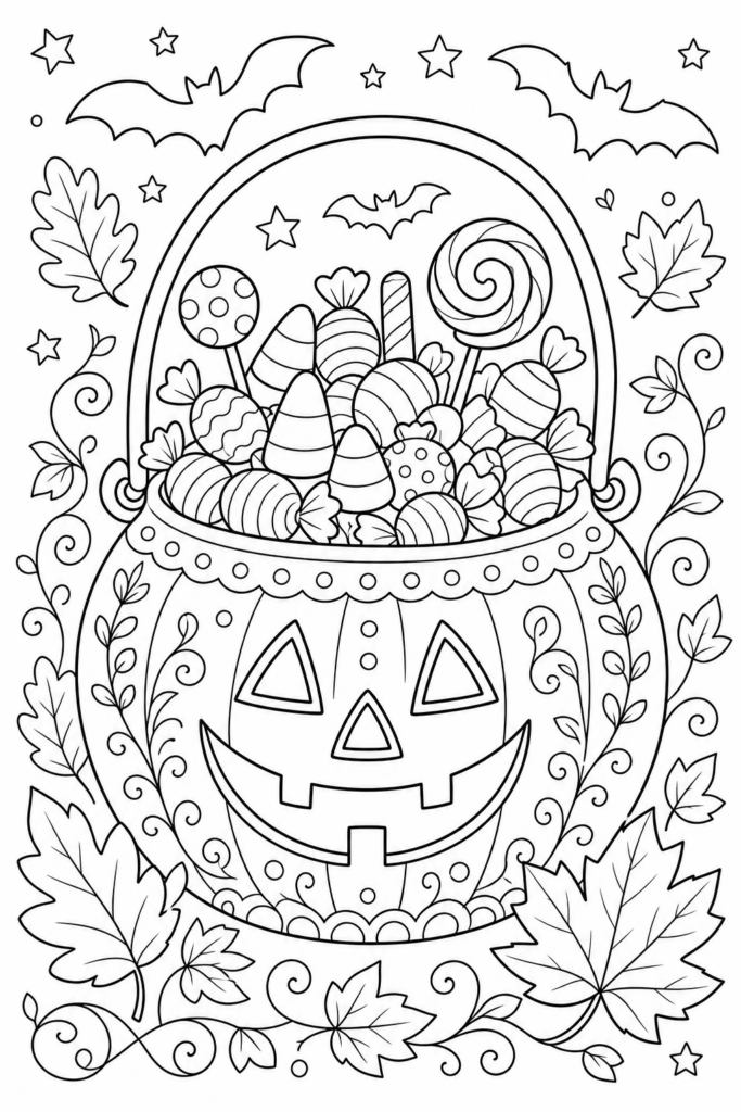Trick-or-treat bucket